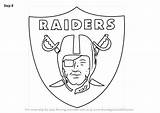Raiders Logo Coloring Pages Oakland Drawing Draw Step Nfl Printable Tutorials Drawingtutorials101 Symbol Football Learn Getcolorings Color Visit Print Sports sketch template