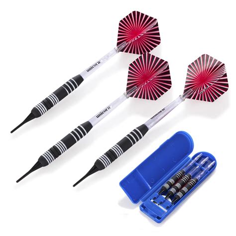 unicorn high quality recreational  soft dart set includes soft tips barrels flights