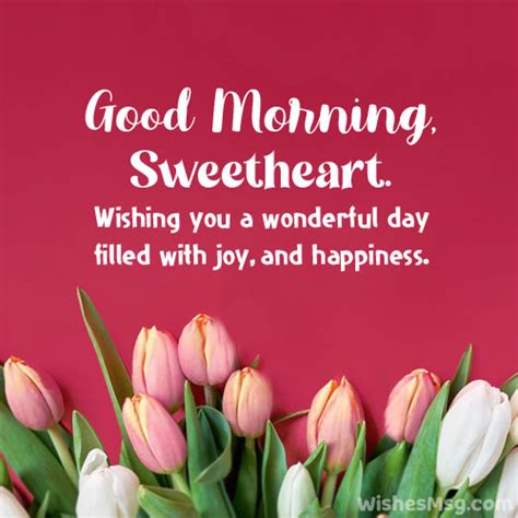 100 Sweet Good Morning Messages For Wife Wishesmsg