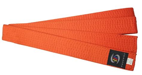 Wholesale Custom Martial Arts Belts Karate Orange Belts Sabuk Karate