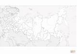 Russia Map Coloring Pages Printable Countries Categories sketch template