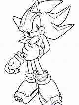 Shadow Sonic Hedgehog Coloring Pages Super Draw Drawing Print Step Color Colouring Printable Getdrawings Getcolorings Boys Popular Dragoart Kids Character sketch template