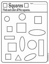 Shapes Worksheet Worksheets Preschool Coloring Shape Kindergarten Printable Activities Find Planesandballoons Printables Pages Tracing sketch template
