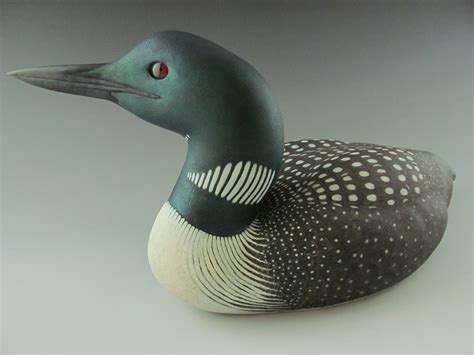 common loon gunning decoy pattern wildfowl carving studio