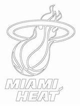 Miami Heat Pages Coloring Getcolorings Jersey sketch template