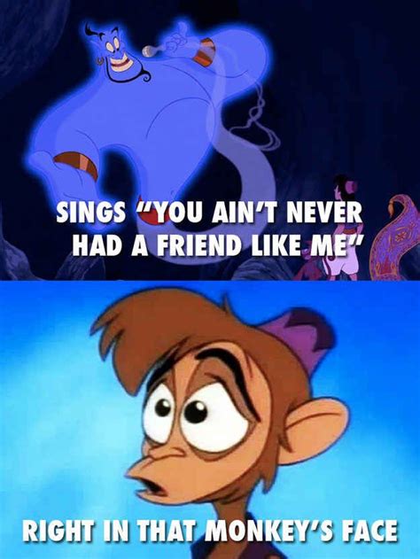 The Genie Disney Funny Disney Memes Funny Disney Memes