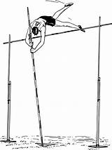 Vault Clipart Pole Vaulter Vector Safe Openclipart Domain Public High Drawing 1287 1995 Webstockreview sketch template