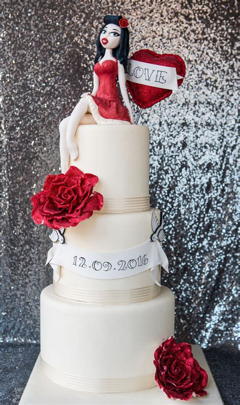 Rockabilly Pin Up Wedding Cake Sweet Serenity
