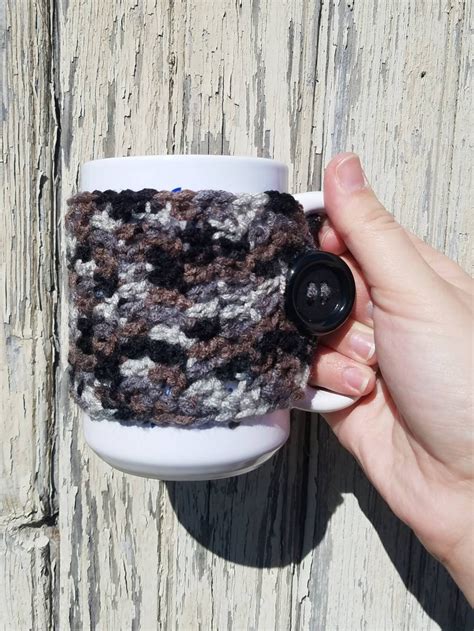 mug sleeve mug cozy mug sleeve coffee crochet cozy cafe etsy