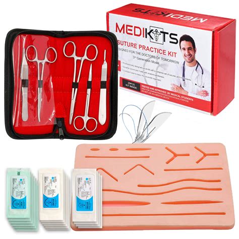 buy medikits complete suture practice kit  suture training