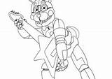 Animatronics Coloring4free Bony sketch template