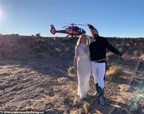 The Fat Jewish Marries Influencer Caitlin King In An Intimate Desert