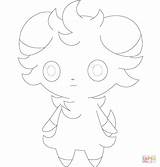 Espurr Coloring Pages Pokemon Drawing Linearts Categories sketch template