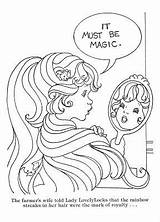 Lady Lovely Locks Coloring Book Begining sketch template