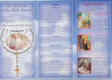 guide   pray  rosary printable booklet