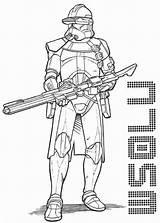 Clone Trooper Beau Starwars Colornimbus sketch template