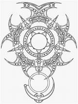Propnomicon Leng Eldritch Lovecraft Occult Cthulhu Circle Horror Scrolls Summoning sketch template