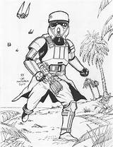 Trooper Troopers Clone Shore Pursuing Printable Yellowimages sketch template