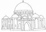 Masjid Colorier Mosquee Aqsa Nabawi Mosquée Crystal Fc sketch template