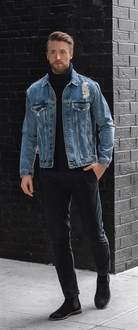 5 denim jackets to enhance your personality denim jacket men outfit