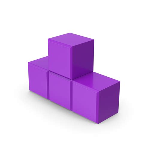purple tetris  block png images psds   pixelsquid