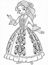 Elena Avalor Ausmalbilder Coloriage Kleurplaat Websincloud Imprimir Colorir Colorier Printen Actividades Imprimer Malvorlage Kleurplaten Prinzessin Lustige Buch sketch template