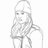 Evie Coloring Pages Getcolorings Descendants Jay sketch template