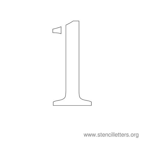 number stencils   stencil letters org