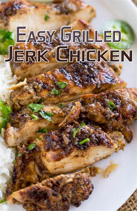 Easy Grilled Jerk Chicken