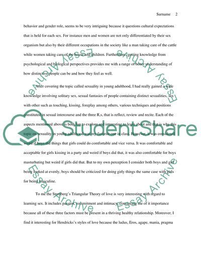reflection paper  sample student reflection paper