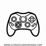 Controller Videogame Colorir Videojuegos Controlador Colorare Videogiochi Ultracoloringpages sketch template