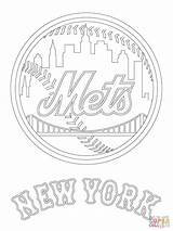 Coloring Mets Pages Logo York Mlb Baseball Printable City Skyline Rangers Jets Chiefs Sport Print Cubs Kids Football Kc Chicago sketch template
