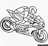 Motorcycle Kolorowanki Sportbike Motocykle Motocross Rocket Dla Thecolor Bikes Racer Malowanki Coloriage Roczen Crotch Colorier Ducati sketch template