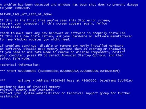 how to solve blue screen error in window xp and window 7