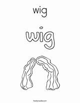 Coloring Wig Favorites Login Add Twistynoodle sketch template