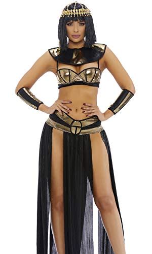 forplay women s pharaoh to you sexy cleopatra costume gold l xl