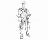 Borderlands Handsome Jack Coloring Pages Concept Another sketch template