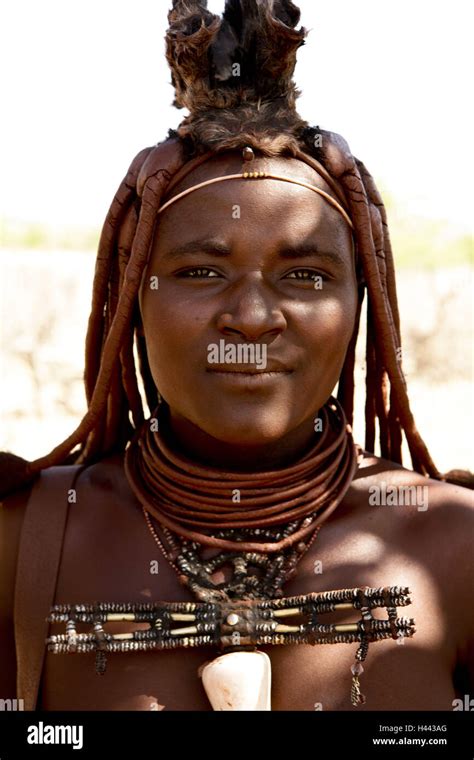 Namibia Damaraland Tribe Himba Woman Portrait No Model Release