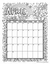 Calendars Calender Colorable Woojr sketch template