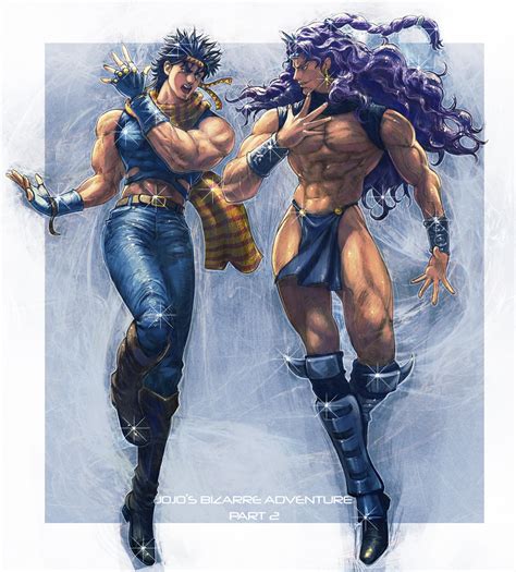 joseph joestar kars fundoshi pixiv kars jojo jojo bizarre jojo bizzare