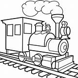 Coloring Pages Train Toy Trains Clipart Clip sketch template