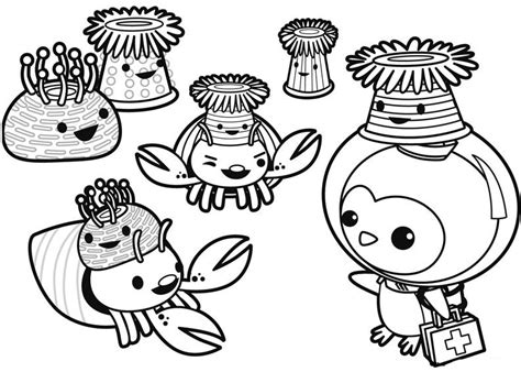 view octonauts coloring pages  kids pictures color pages collection