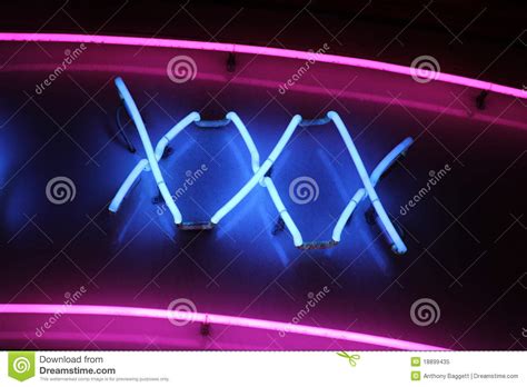 xxx neon sign stock image image of horizontal nobody