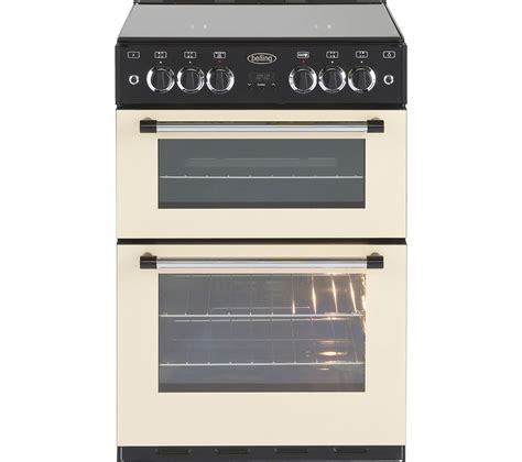 buy belling classic  cm gas cooker cream black  delivery currys