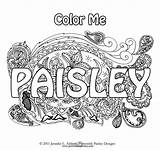 Paisley Coloring Pages Book Color Printable Print Designs Bandana Marvelous Admirable Birijus Popular sketch template