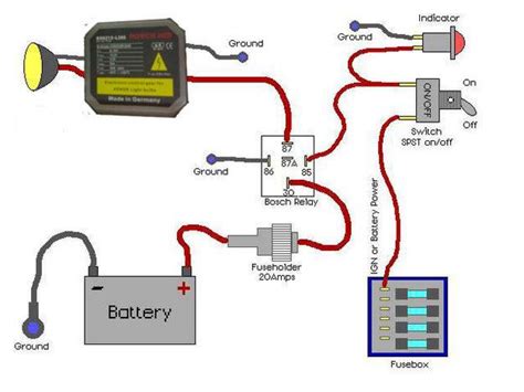 wiring diagram  hid lights