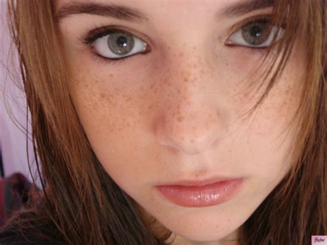 Women Redheads Freckles Green Eyes Faces People Redheads