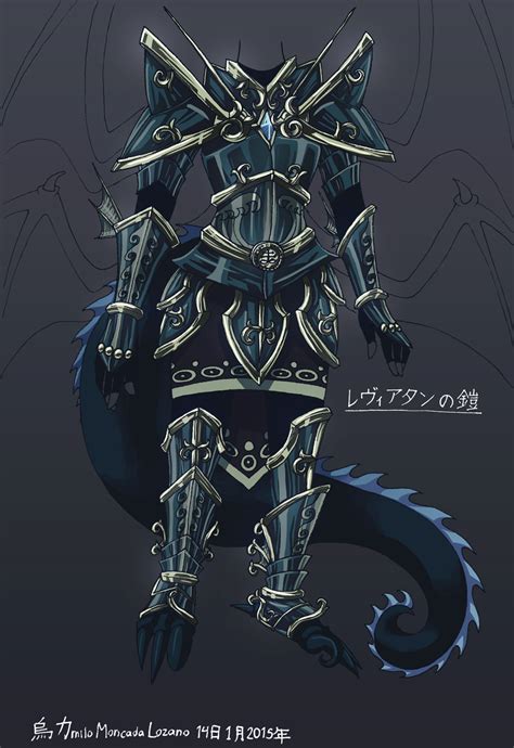 leviathan armor final concept art  shi gu  deviantart