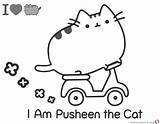 Pusheen Coloring Pages Cat Printable Kids Color Bettercoloring Im sketch template