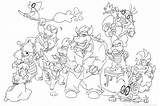 Pages Coloring Koopa Iggy Getcolorings sketch template